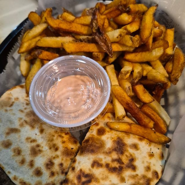 Smash Burger Quesadilla.