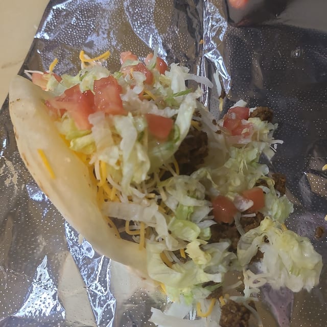 Ground Beef Taco.