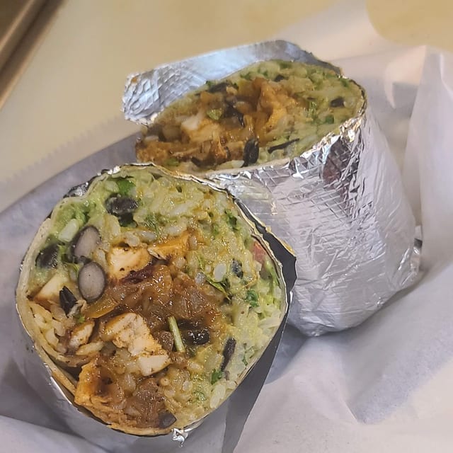 1 Burrito, Fries & Drink.