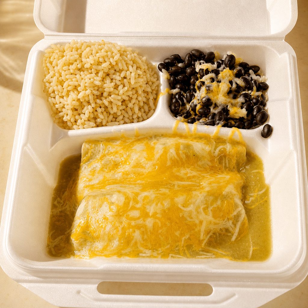 Two Enchiladas.