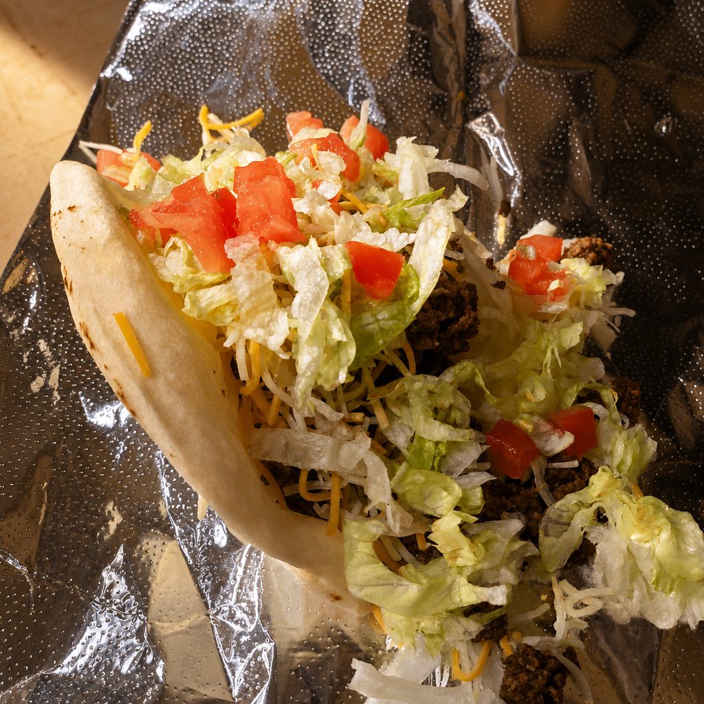 Ground Beef Taco.